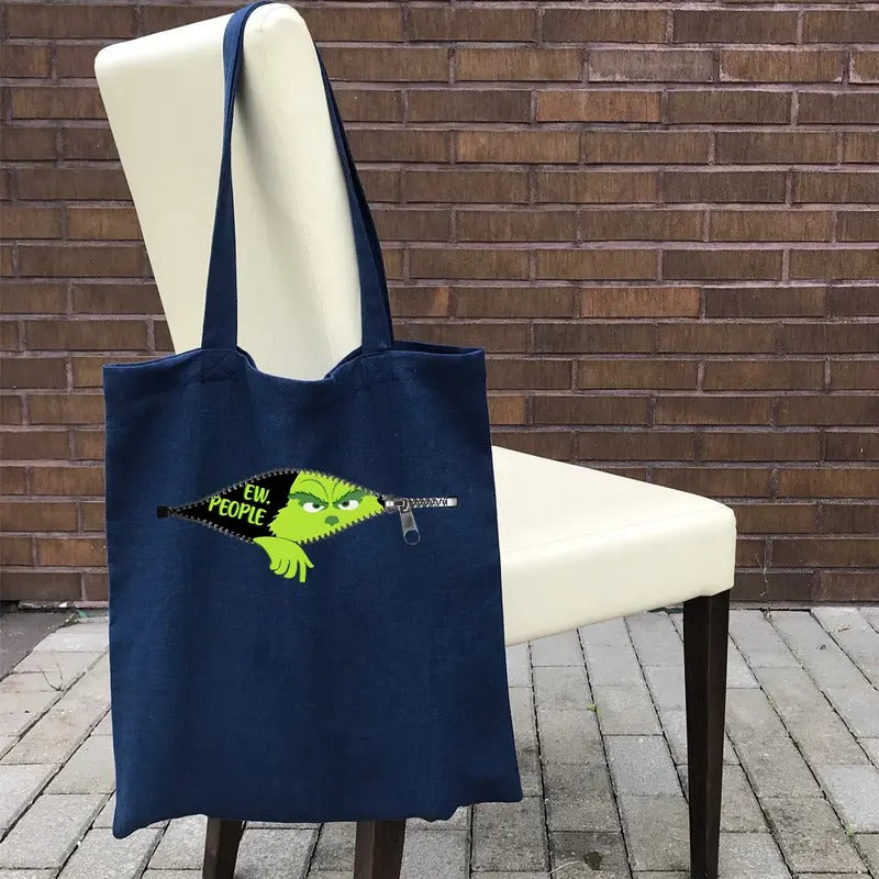 Ew People Christmas Tote Bag,Christmas Tote Bag,Holiday Tote Bag,Christmas Tote Bag Gift,Christmas Present