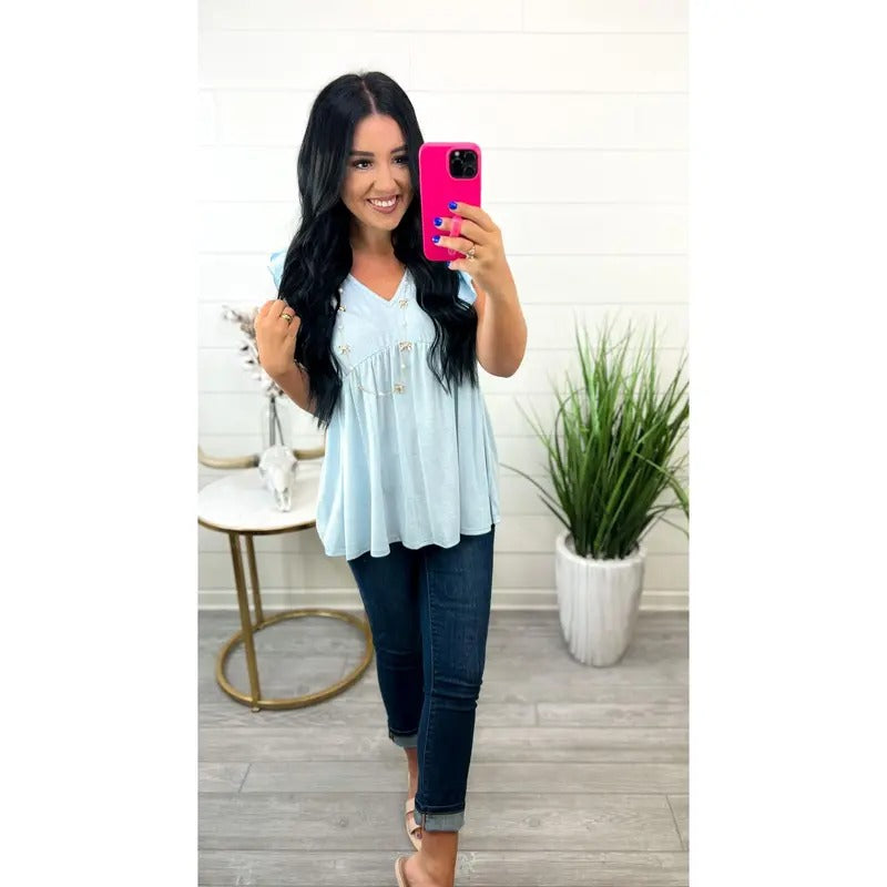 Fairytale Ruffle Sleeve Top
