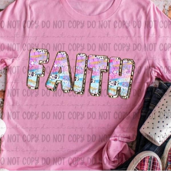 Faith DTF Transfers - THIS IS NOT A SHIRT