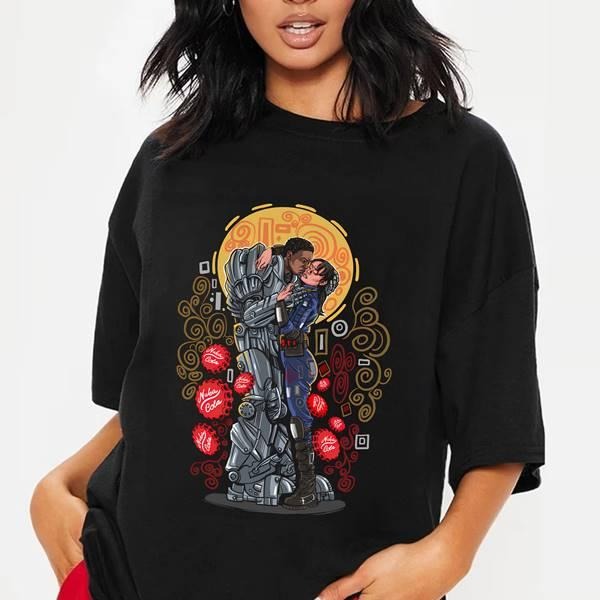 Fallout Wasteland Kiss Shirt Fallout Video Game Shirt