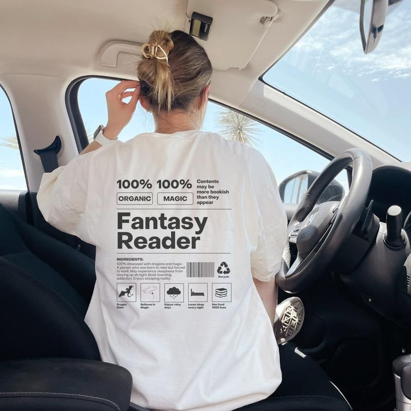 Fantasy Reader Shirt Cool Unisex Book Shirt Bookish Shirt Book Lover Shirt Born To Read Shirt Funny Book Shirt Book