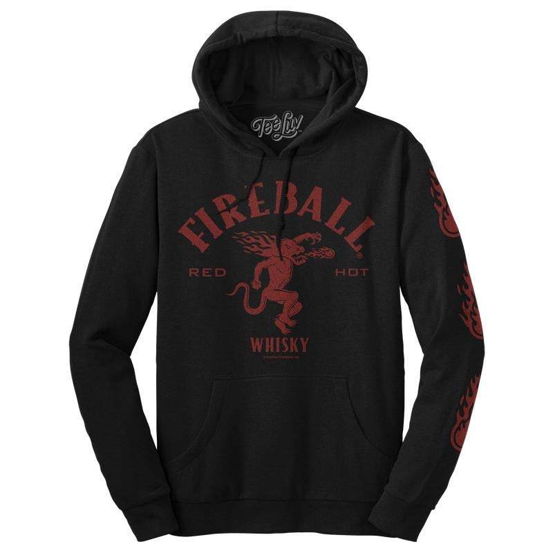 Fireball Whisky Dragon Hooded Sweatshirt - Black