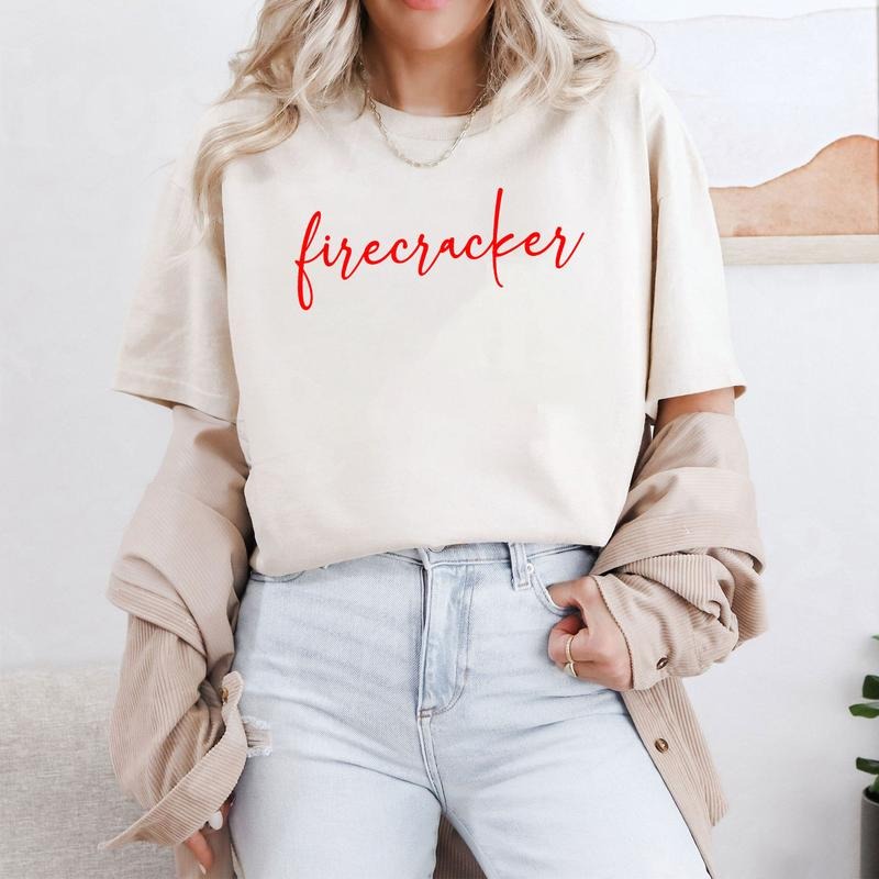 Firecracker 4th of July Shirt, Fourth Of July Shirt, Funny Patriotic, Fireworks Memorial Day Shirt, 4th Of July Gift, America Independence Day Shirt