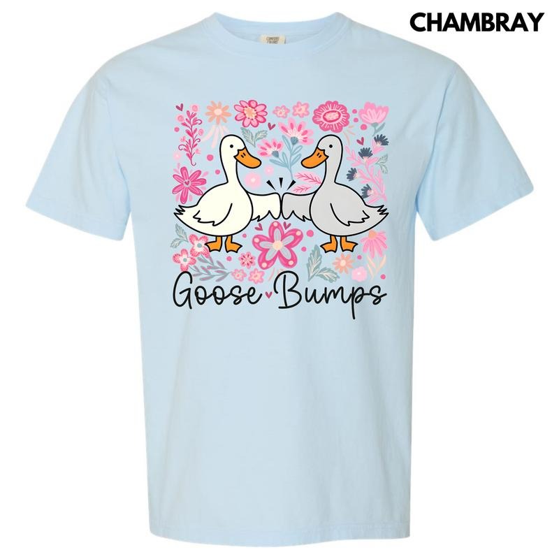 Floral Goose Bumps Comfort Colors T-Shirt 'NLB'