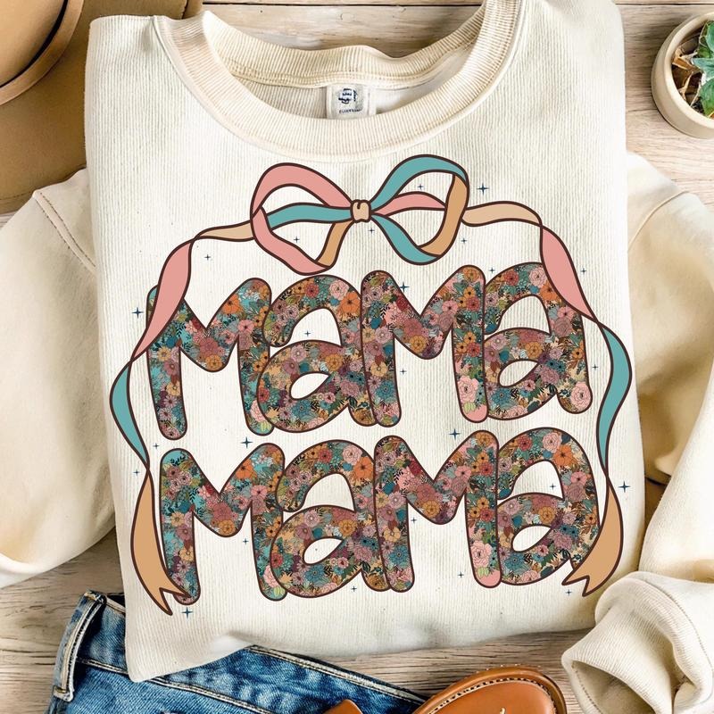 Floral Mama Shirt, Mama Flower, Coquette Mama Bow Shirt, Mama Floral, Mama Groovy Shirt, Mothers Day Shirt, Gift For Mama Shirt Shirt Idea Popular