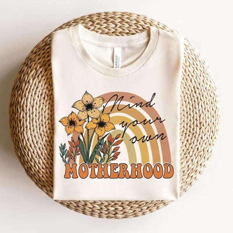 Floral Motherhood Sweatshirt, Mothers Day Sweatshirt, Quotes Sweatshirt, Mom Sweatshirt, Gift For Mom