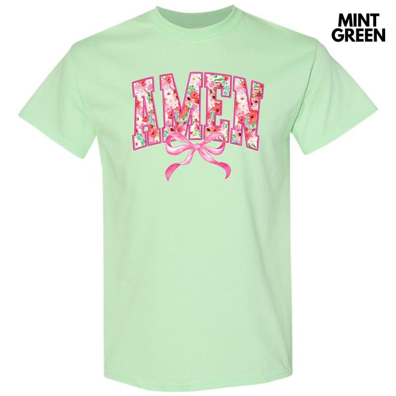 Flower Amen Coquette Gildan Short Sleeve T-Shirt 'NLB'