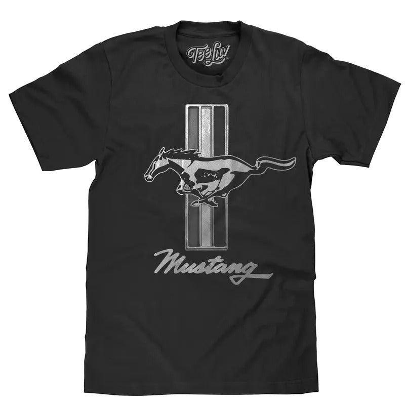 Ford Mustang Logo T-Shirt - Black