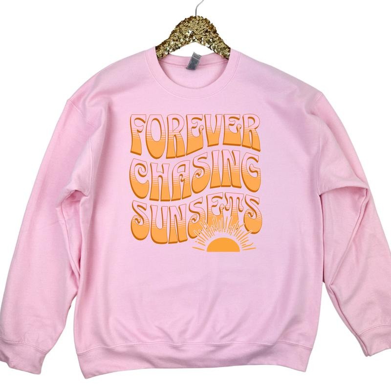 Forever Chasing Sunsets Sweatshirt 'NLB'