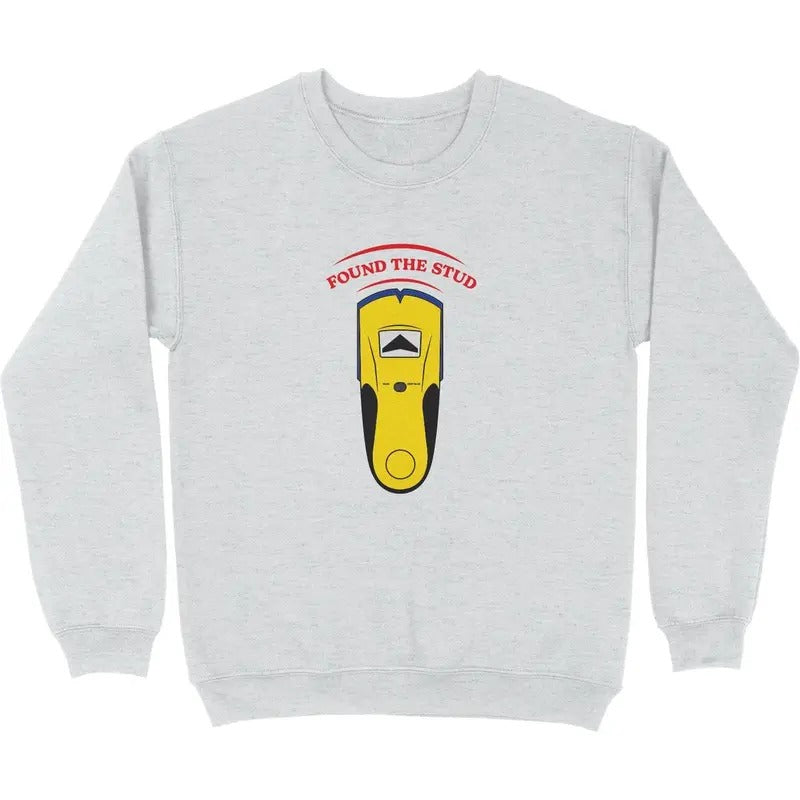 Found The Stud Men's Cotton Funny Father's Day Sweatshirt Menswear, sweatshirt hot trend