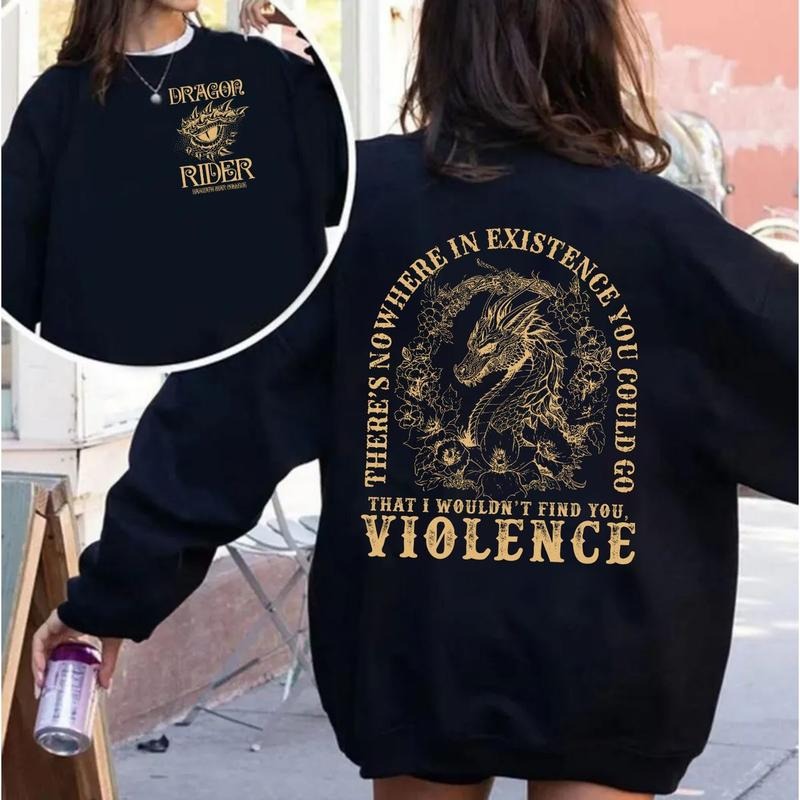 Fourth Wing Dragon Rider Two Sides Shirt, Xaden Riorson 4th Wing Shirt, Basgiath War College Shirt Bookworm Bookish Gifts Sweater Pullover Tee