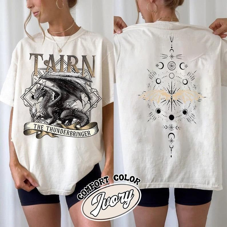 Fourth Wing Series T-Shirt,Onyx Storm, Dragon Rider, Bookish Tee Gift For Book Lover, Violet Sorrengail, Fantasy book