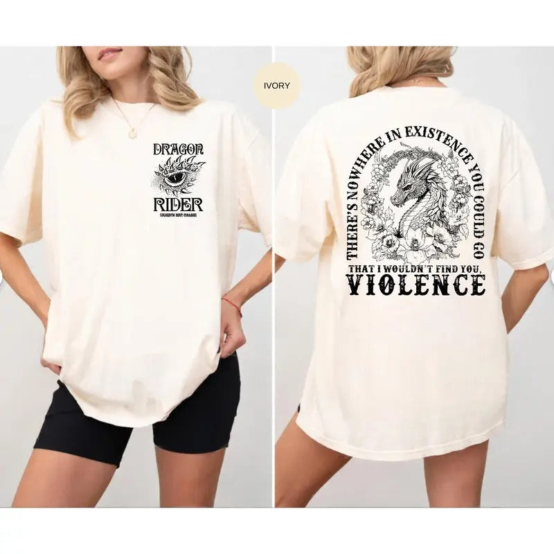 Fourth Wing Shirt Dragon Rider Shirt Basgiath War College Shirt The Empyrean Series Violet Sorrengail Xaden Riorson 4th Wing Shirt