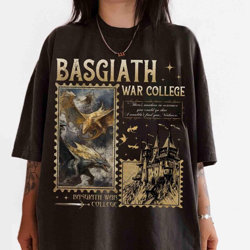 Fourth Wing Shirt, Basgiath War College Shirt, Dragon Rider Tee, Wing Leader Shirt, Fantasy Bookish Shirt, Violet Sorrengail, Xaden Riorson