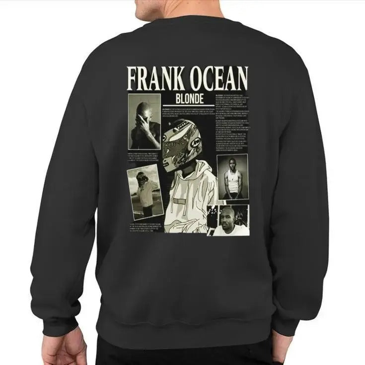 Frank Oceean Bl0nde Sweatshirt, Bl0nde Sweatshirt, Sweatshirt Gift For Fans, Fo Blonnd Shirt, Bl0nd Album, Music Gift, Unisex Long Sleeve Crewneck Shirt