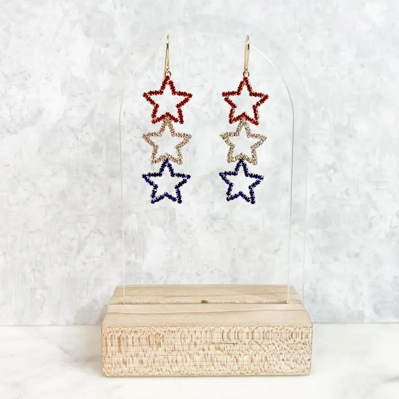 Freedom Rings Drop Earrings
