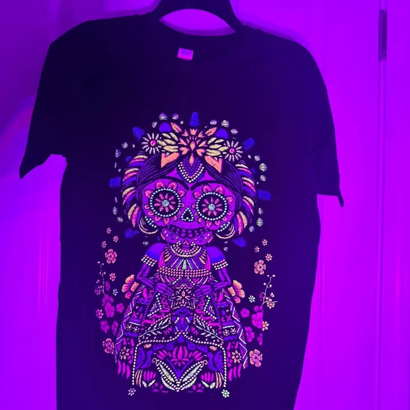 Frida Catrina t-shirt Cotton Black