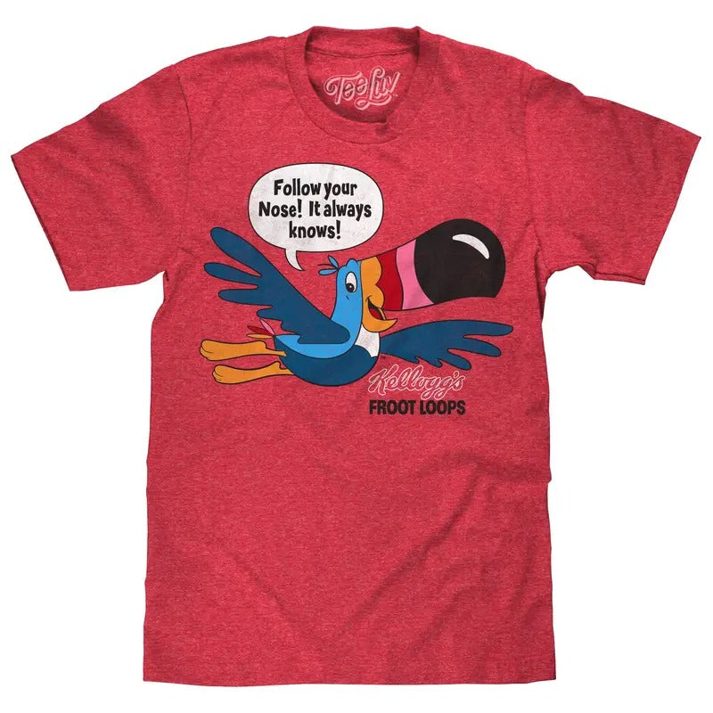 Froot Loops Toucan Sam T-Shirt - Red