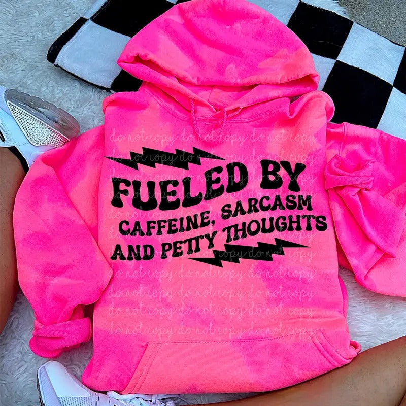 Fueled by Sarcasm DTF Transfers - THIS IS NOT A SHIRT