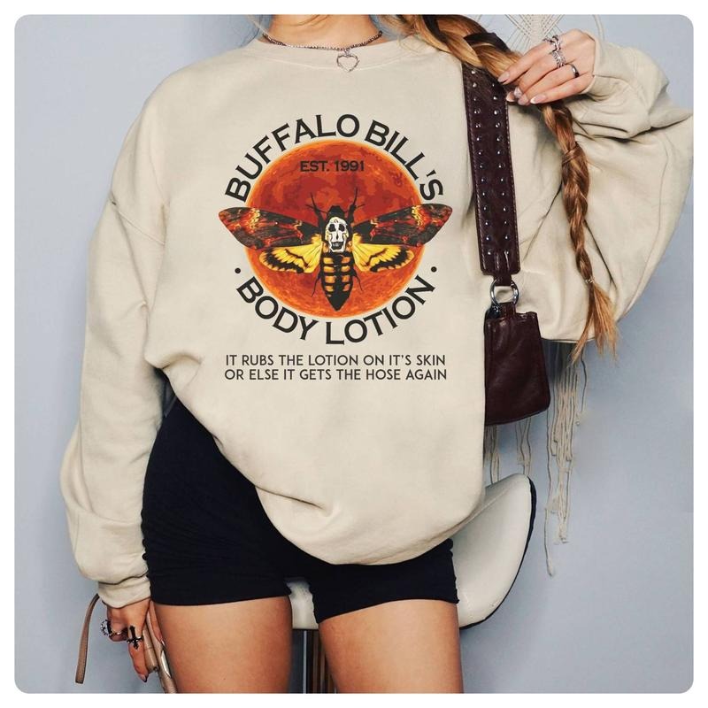 Funny Buffalo Bill Body Lotion TShirt Halloween Horror Shirt The Silence Of The Lambs TShirt Trick or Treat Shirt