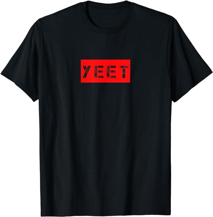 Funny Gamer Shirts, Special Gifts For Gamers, Yeet Meme Funny Gamer Millenial Slogan Teens Boys Girls T-Shirt Menswear Top