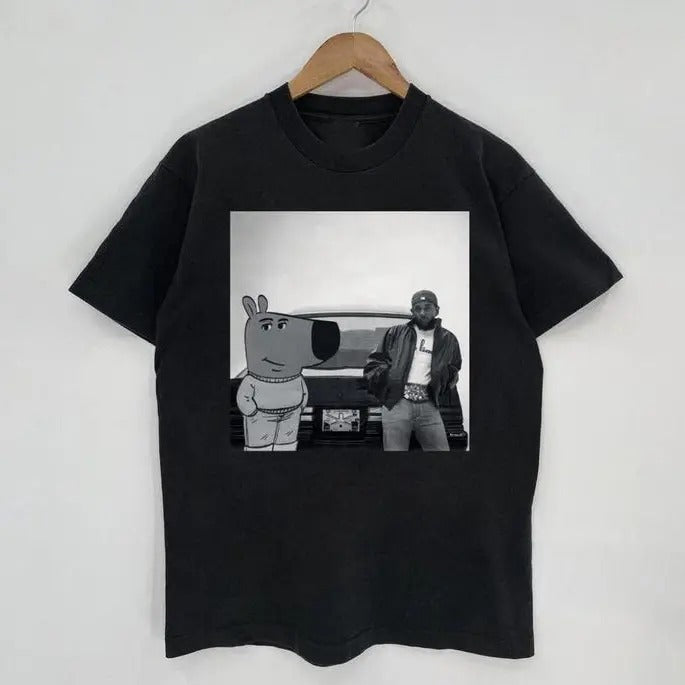 Funny Kendrck Just A Chll Guy T-Shirt, New Viral G.N.X Album Poster Shirt, Kendrck Unisex Cotton Tee, Gifts For Fans