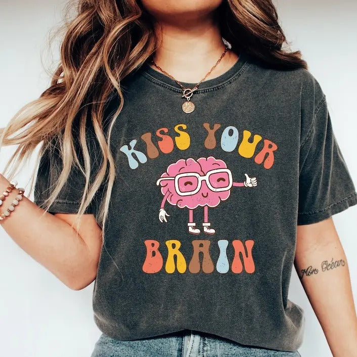 Funny Teacher Shirt, Kiss Your Brain Shirt, Teacher Appreciation Gift, Back To School, Special Education Teacher T-shirt, sweater and Hoodie