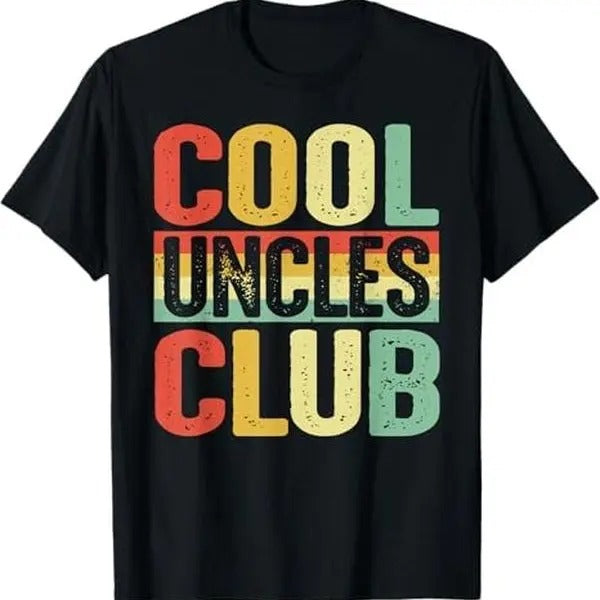Funny Uncle Fathers Day Cool Uncles Club Vintage T-Shirt