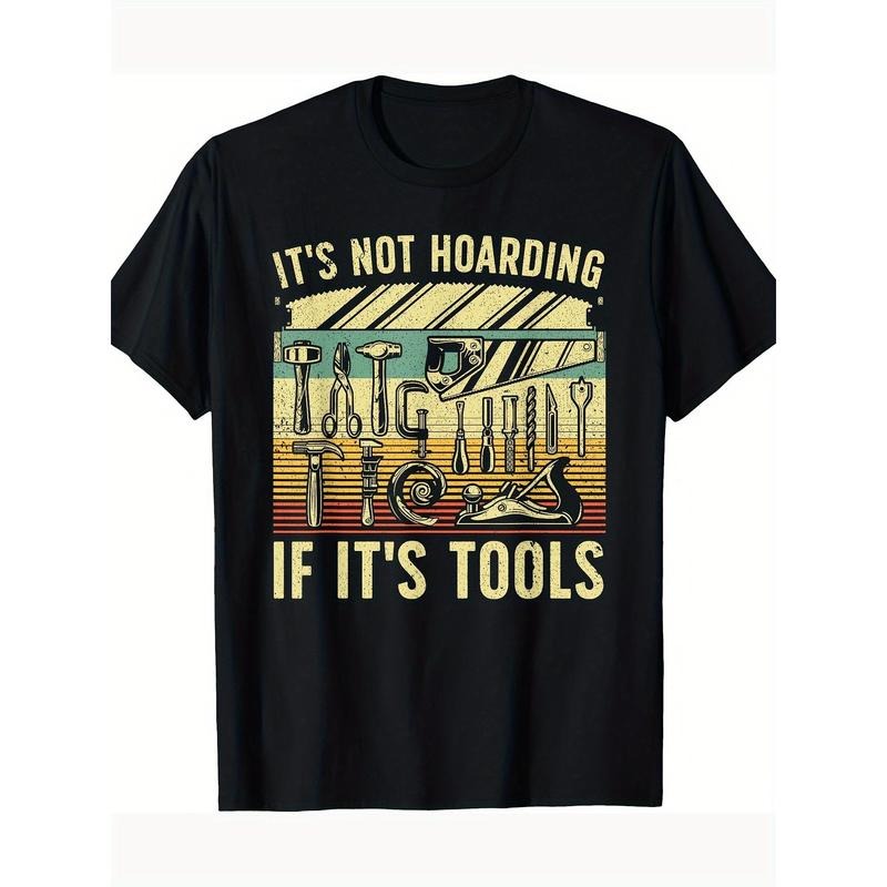 Funny Woodworker Art For Men Carpenter Wood Working Tools T-Shirt220g made in usa