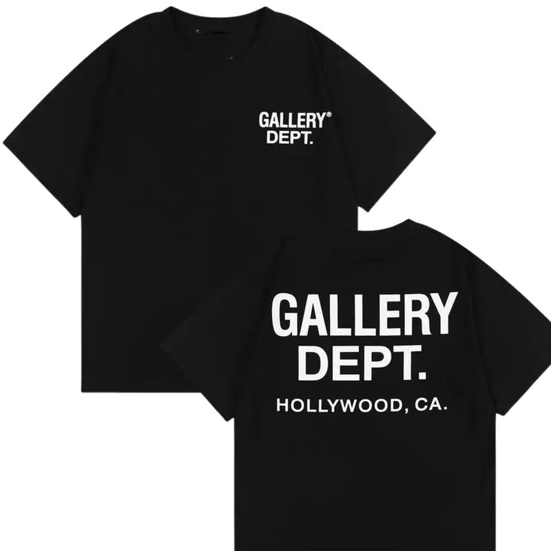 Gallery Dept T-Shirt, Unique Skull Hand Bone Finger shirt, Car shirt and Slogan, Short-Sleeved, Crew Neck, Casual Streetwear, Men and Women, Tops