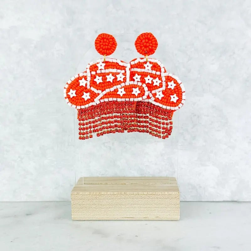 Game Day Cowgirl Earrings *Final Sale*