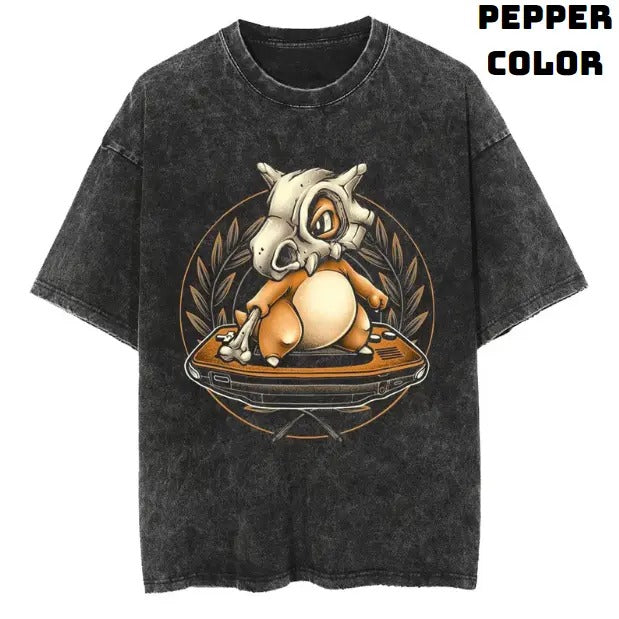 Gamer Cubone Pokemon Vintage Tee, Cubone Shirt, Pokemon Shirt, Vintage Pokemon Anime T-shirt, Anime Manga Shirt, Gaming Shirt, Vintage Graphic Tee, Unisex T-Shirt, Gift For Fan Pokemon, Crewneck Short Sleeve Shirt Top Menswear Streetwear