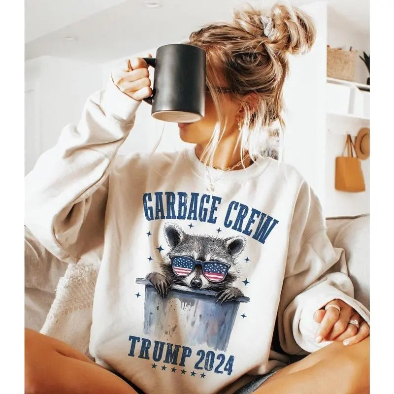 Garbage Crew - TRUMP 2024 Cotton Crewneck