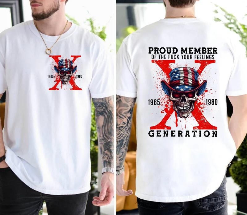 Generation X Fafo Two Side Shirt, Raised On House Water And Neglect, Proud Member Generation Shirt, Funny Quote Tee, Unisex Shirt, Casual Clothing