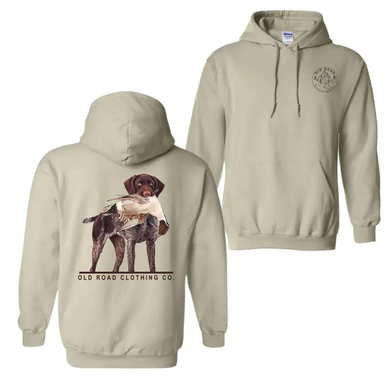 German Wirehaired Pointer 2 Sided Hoodie T-Shirt, Duck Hunting Hoodie For Men And Women, Trendy Shirt