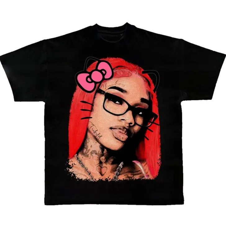 Get It Sexyy Kitty Big Face Casual Tee
