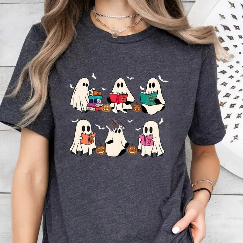 Ghost Acotar Book Shirt, Ghost Book Shirt, Acotar Ghost T-Shirt, SJM Halloween Shirt, Summerween Tee, Ghost Reading Book Tshirt, Bookish Ghost Sweatshirt, Ghost Sweatshirt