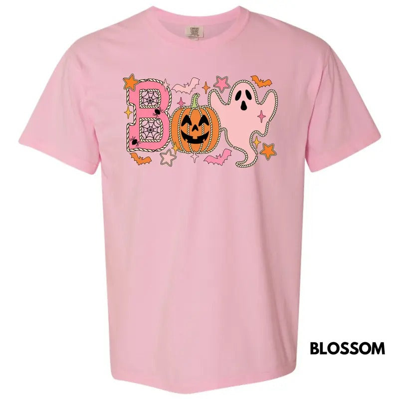 Ghostly Pink BOO Comfort Colors T-Shirt 'NLB'