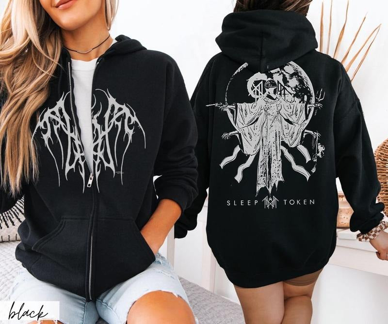 Gift Idea Sleep Token Unisex ZIP Hoodie, Gift for fans Womenswear