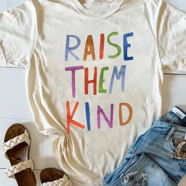 Giftifymama Raise Them Kind Nursing T-shirt
