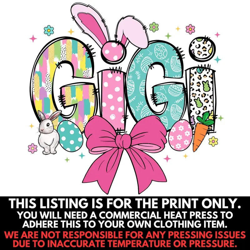 Gigi Easter Coquette Print - PRINT ONLY 'NLB'