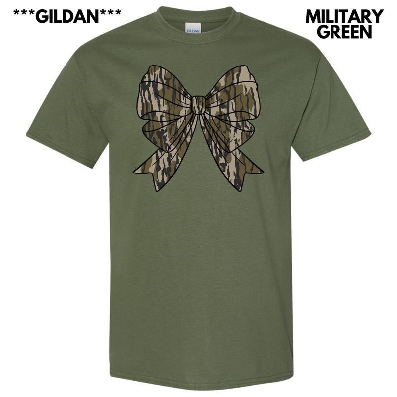 Gildan - Camouflage Bow T-Shirt 'NLB'