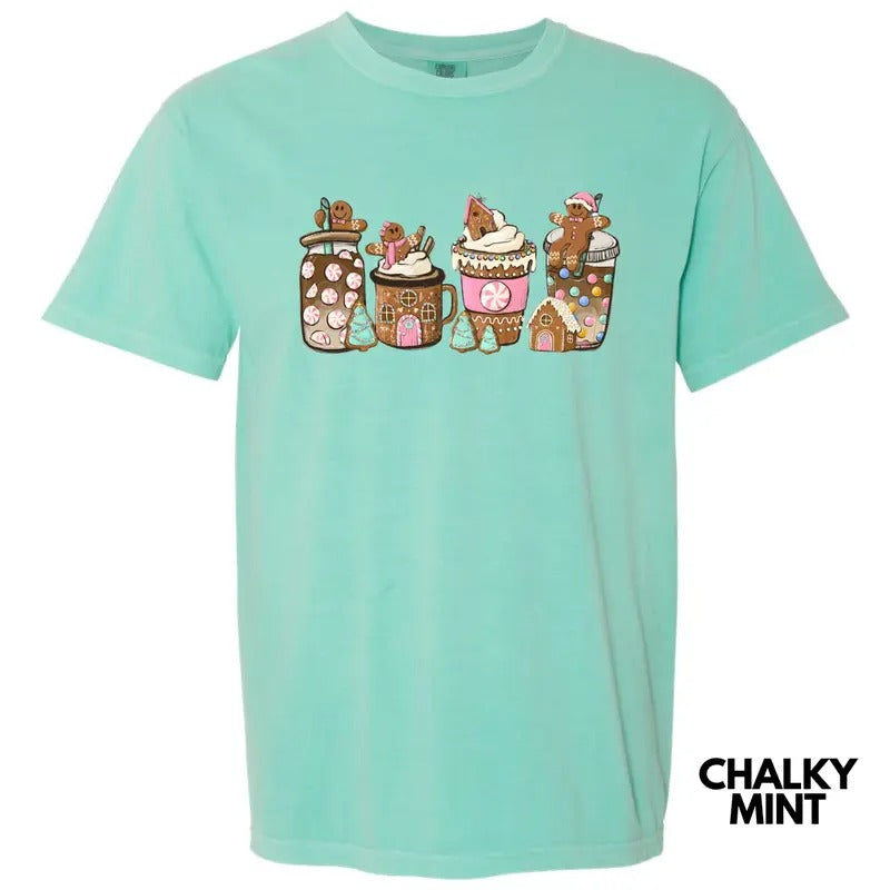 Gingerbread Lattes Comfort Colors T-Shirt 'NLB'