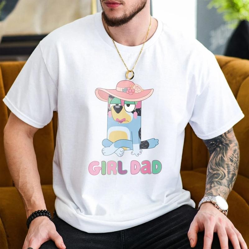 Girl Dad Shirt, Bluey Girl Dad Shirt, Gift For Him, Bluey Shirt