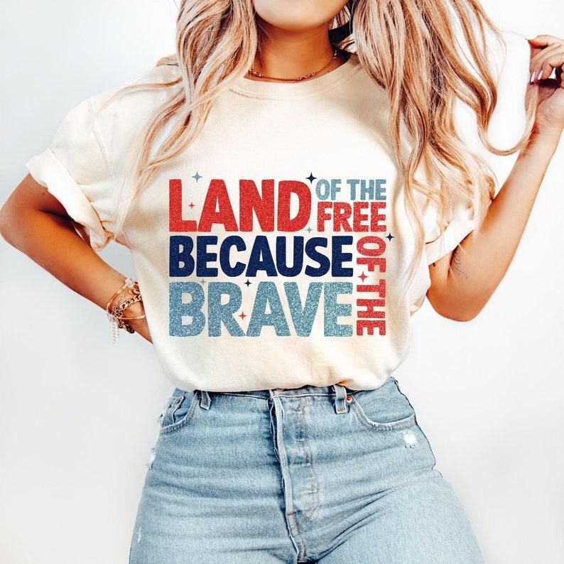 Glitter Memorial Day, American Flag, Sublimation, USA,, Patriotic, Stars and Stripes Tshirt