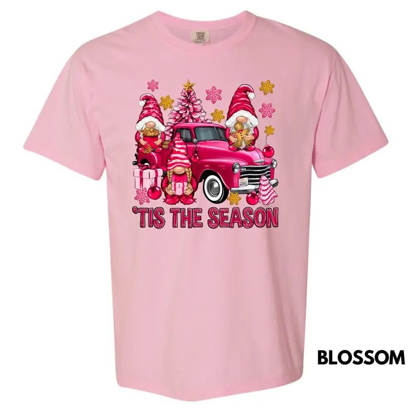Gnome Tis The Season Comfort Colors T-Shirt 'NLB'