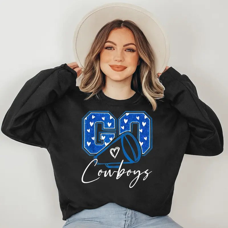 Go Cowboy Sweatshirt Unisex Crewneck