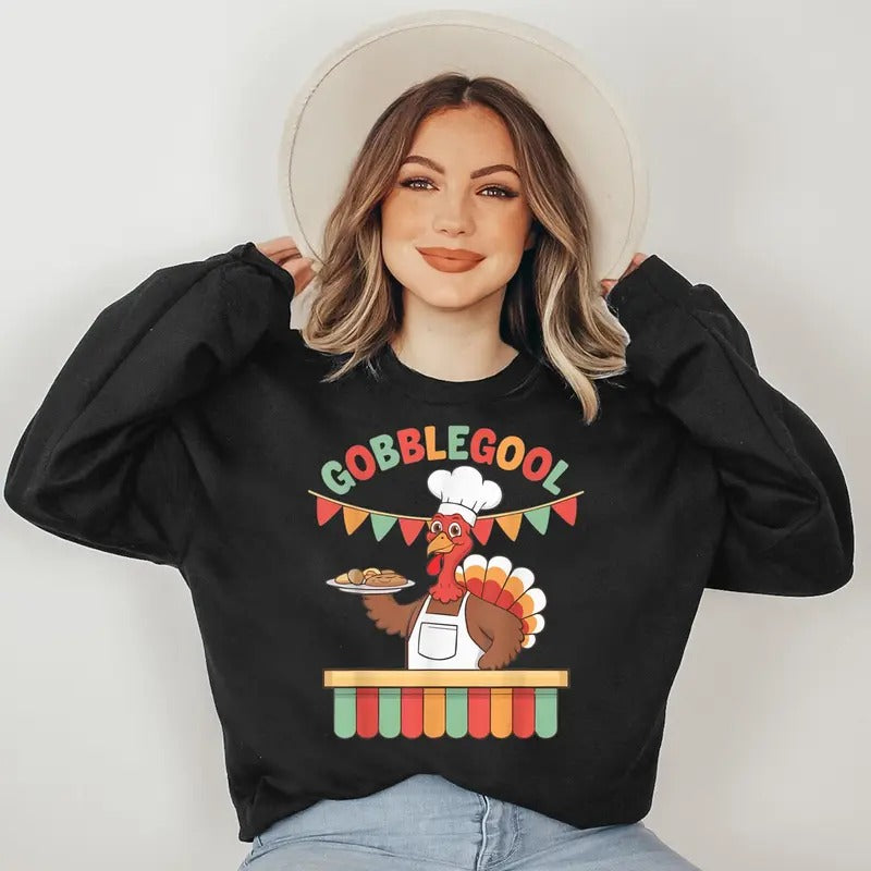 Gobblegool Turkey Thanksgiving Sweatshirt