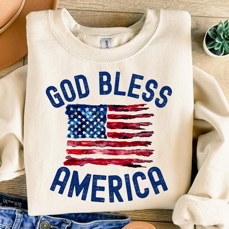 God Bless America Land That I Love 4th Of July Fourth Of July America God Bless America Usa 4th Of July Shirt