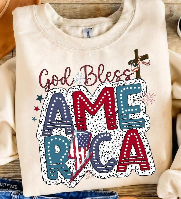 God Bless America Shirt America Dalmatian Shirt 4th Of July America Shirt Freedom American Flag 4th Og July Shirt